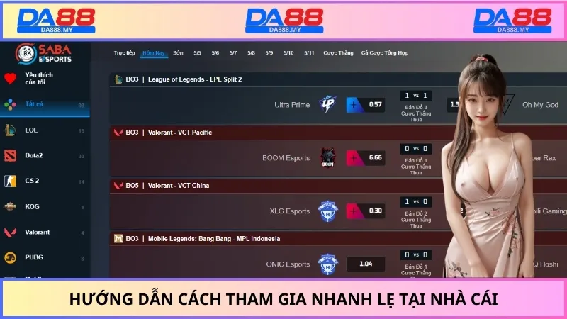 Hướng dẫn cách tham gia nhanh lẹ tại nhà cái
