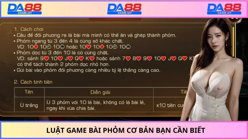 Luật game bài phỏm cơ bản bạn cần biết