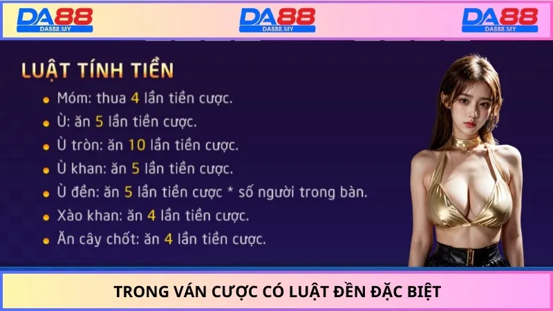 Trong ván cược có luật đền đặc biệt