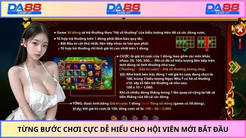 Từng bước chơi cực dễ hiểu cho hội viên mới bắt đầu